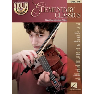 ELEMENTARY CLASSICS VIOLIN PLAY ALONG BK/CD V26