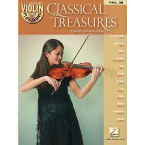 CLASSICAL TREASURES VIOLIN PLAY ALONG BK/CD V28