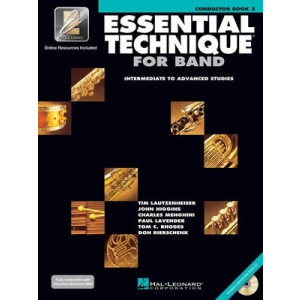ESSENTIAL TECHNIQUE FOR BAND BK3 CONDUCTOR BK/CD EEI