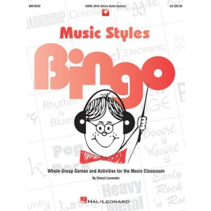 MUSIC STYLES BINGO GAME/CD