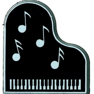 MAGNET GRAND PIANO WITH NOTES