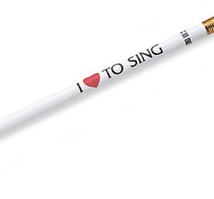 PENCIL I LOVE TO SING ASSTD COLORS