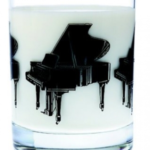 GLASS GRAND PIANO BLACK IMPRINT