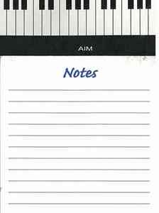 MAGNETIC NOTE PAD KEYBOARD