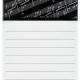 MAGNETIC NOTE PAD SHEET MUSIC