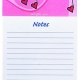 MAGNETIC NOTE PAD HEART NOTES