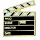 EARRINGS CLAPBOARD WITH POST