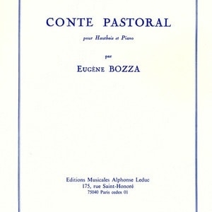 BOZZA - CONTE PASTORALE FOR OBOE/PIANO