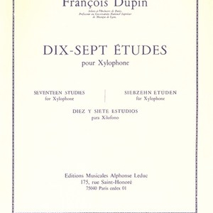 DUPIN - 17 ETUDES FOR XYLOPHONE