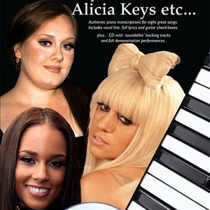 PLAY PIANO WITH GAGA ADELE KEYS ETC BK/CD