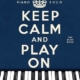 KEEP CALM AND PLAY ON BLUE BOOK