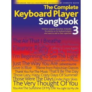 COMPLETE KEYBOARD PLAYER SONGBOOK 3