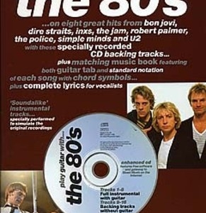 PLAY GUITAR WITH THE 80S TAB BK/CD