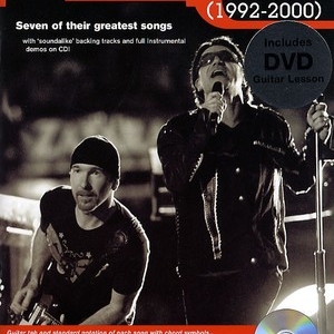 PLAY GUITAR WITH U2 (1992-2000) BK/CD/DVD