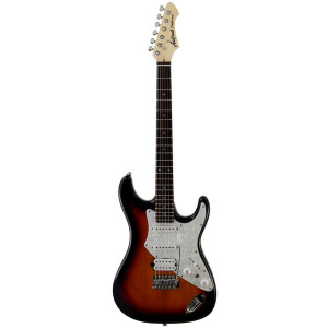 Aria 714-STD Series Electric Guitar 3-Tone Sunburst