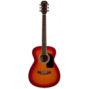 Aria AF-15 Folk Body Acoustic Guitar Cherry Sunburst