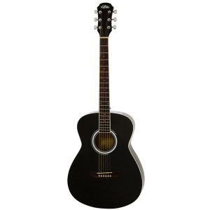 Aria AF-15 Folk Body Acoustic Guitar Metallic Black