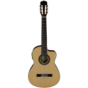 Aria AK30 Series AC/EL Classical/Nylon String Thin Body Guitar w Cutaway