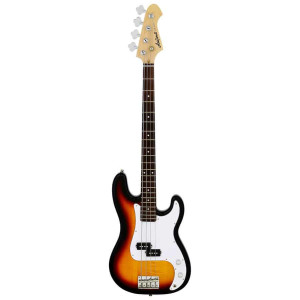 Aria STB-PB Series Electric Bass Guitar 3-Tone Sunburst