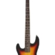 Aria STB-PJ Series Left Handed Electric Bass Guitar 3-Tone Sunburst