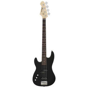Aria STB-PJ Series Left Handed Electric Bass Guitar Black