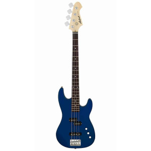 Aria STB-PJ Series Electric Bass Guitar Metallic Blue