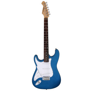 Aria STG-003 Series Left Handed Electric Guitar Metallic Blue