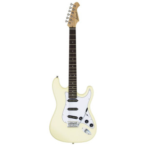 Aria STG-003SPL Series Electric Guitar Vintage White