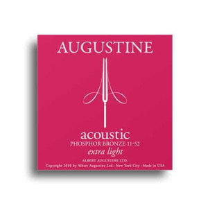 Augustine Phosphor Bronze Guitar String Set 11-52