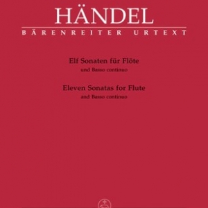 HANDEL - 11 FLUTE SONATAS COMPLETE FLUTE/PIANO