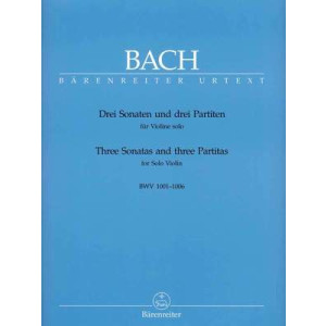 SONATAS AND PARTITAS 6 BWV 1001-1006 VLN SOLO