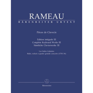 RAMEAU - COMPLETE KEYBOARD WORKS BK 3