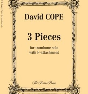 3 PIECES FOR TROMBONE SOLO WITH F ATTACHMENT