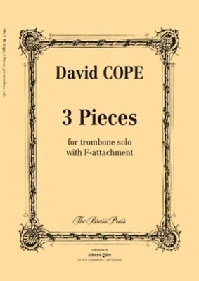 3 PIECES FOR TROMBONE SOLO WITH F ATTACHMENT