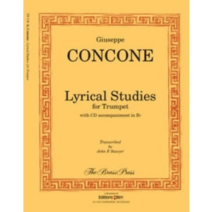 CONCONE - LYRICAL STUDIES FOR TRUMPET BK/CD