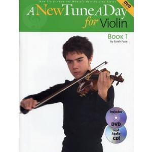 A NEW TUNE A DAY VIOLIN BK 1 BK/CD/DVD