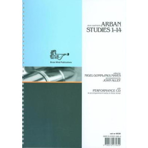 ARBAN STUDIES 1-14 TRUMPET BK/CD