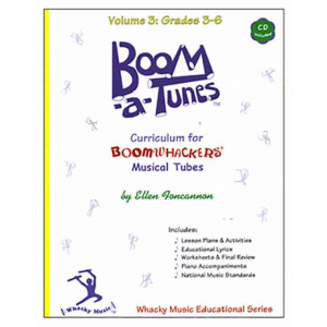 Boomwhackers "Boom-a-Tunes Volume 3" Curriculum Bk/CD