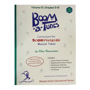 Boomwhackers "Boom-a-Tunes Volume 5" Curriculum Bk/CD