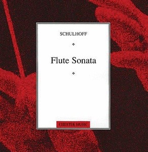 SCHULHOFF - FLUTE SONATA FOR FLUTE/PIANO