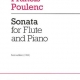 POULENC - SONATA FOR FLUTE/PIANO