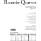 RECORDER FROM THE BEGINNING RECORDER QUARTETS PTS