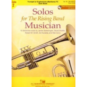 SOLOS FOR THE RISING BAND MUSICIAN TRUMPET BK/CD