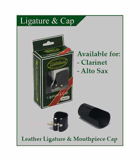 J Michael Clarinet Leather Ligature & Mouthpiece Cap