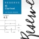 D'Addario Reserve Eb Clarinet Reeds, Strength 4.5, 10-pack