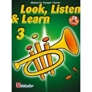LOOK LISTEN & LEARN PART 3 TRUMPET BK/CD