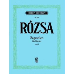 ROZSA - BAGATELLES OP 12 LITTLE PIECES FOR PLAY & DANCE
