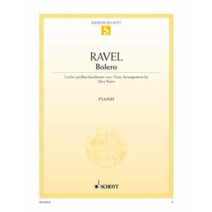 RAVEL - BOLERO EASY PIANO ARRANGEMENT