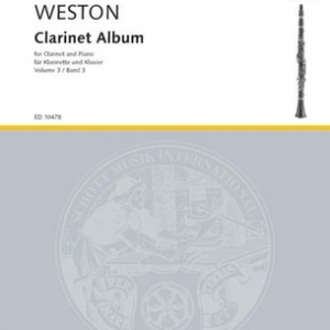 WESTON - CLARINET ALBUM VOL 3 CLARINET/PIANO