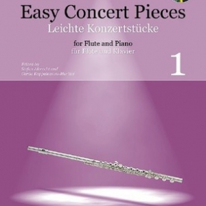 EASY CONCERT PIECES BK 1 FLUTE/PIANO BK/CD